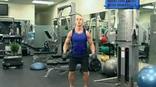 Squat Curl Press  Multi Joint Exercise  Fat Burn [upl. by Burny]