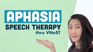 Speech Therapy for Aphasia  VNeST Verbal Network Strengthening Treatment worksheets [upl. by Sarad215]