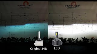 How Fast to Transform HID Xenon to the Most Powerful RD5 Series LED D1S D2S D3S D4S D5S D8S HIDtoLED [upl. by Schroer]