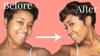 GRWM How to Style Short Pixie Haircut at Home [upl. by Giltzow]