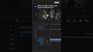 Join clip together in Adobe Premiere Pro premierepro editingtips videoediting [upl. by Aicilak]