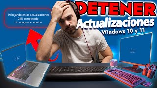 🛑Detener Actualizaciones Windows 10 y 11 para siempre 🚨 [upl. by Nyledam]