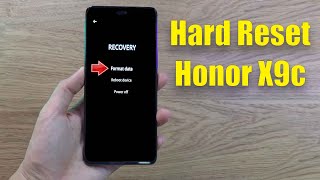 Hard Reset Honor X9c  Factory Reset Remove PatternLockPassword How to Guide [upl. by Nawram]