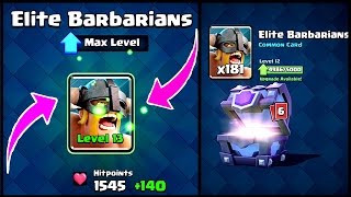 Clash Royale  MAXED Elite Barbarians  Level 13 [upl. by Odelinda]