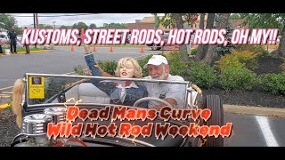 2024 Dead Mans Curve Wild Hot Rod Weekend KustomsStreet RodsHot Rods Oh My Video 15 [upl. by Kcirdehs877]