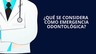 ¿Qué se considera como emergencia odontológica [upl. by Datnow]