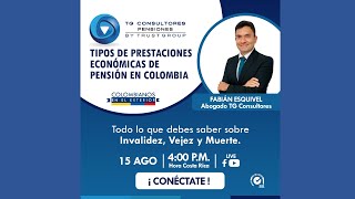 Tipo de prestaciones económicas de pensión en Colombia [upl. by Ier]