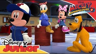 Mickey y los Superpilotos Momentos mágicos  ¡El Super Taller  Disney Junior Oficial [upl. by Orelu828]