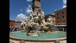 Piazza Navona Roma 🇮🇹 [upl. by Coral]