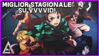 IL MIGLIOR ANIME PRIMAVERILE Arriva su VVVVID Demon Slayer [upl. by Whit]