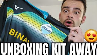 ðŸ˜âšªï¸ðŸ”µ UNBOXING MAGLIA AWAY LAZIO 202223 bellissima [upl. by Sivle226]