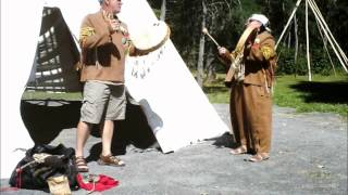 Blessing of a Teepee at Mizpah Grand Isle Maine July 29 2012 [upl. by Arada]