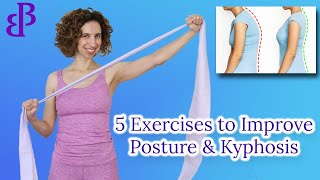 5 Exercises to Improve Posture and Kyphosis [upl. by Publias]