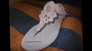 Sandalias de Macrame [upl. by Fortunato269]