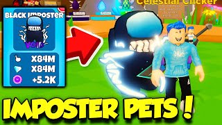 I Got The BEST SECRET IMPOSTER PET In Tapping Gods AMONG US UPDATE Roblox [upl. by Marjorie778]