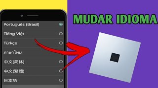 Como Mudar o Idioma do Roblox [upl. by Esirtal570]