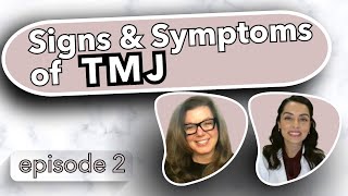 Signs and Symptoms of TMJ [upl. by Adolph534]