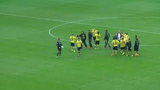 Südtribüne feiert ihre Mannschaft Borussia Dortmund  Eintracht Braunschweig 21 BVB Fans 2013 [upl. by Alletsirhc]