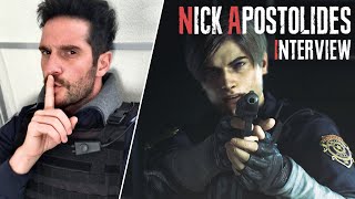 A CHAT WITH LEON KENNEDY VOICE ACTOR NICK APOSTOLIDES  Resident Evil 2 Remake [upl. by Helbon]