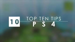 Top 10 Best PS4 Tips amp Settings [upl. by Russia206]