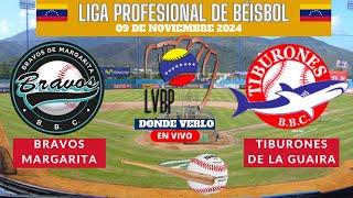 🇻🇪LVBP⚾️Dónde Ver EN VIVO Bravos de Margarita vs Tiburones de la Guaira Temporada 20242025 [upl. by Seuguh707]