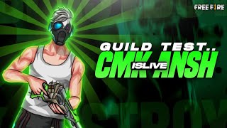 4V4 GUILD TEST TOP 1 LIVE STREAM ON CMK ANSH YT😎shortsliveClassyffNonstopgamingrggamershorts [upl. by Iramaj]