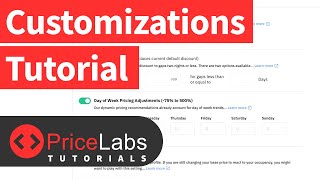 ALL PriceLabs Customizations Tutorial  2024 UPDATED  Smart Pricing [upl. by Nywde]