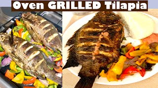 Tasty Oven Grilled Tilapia Recipe [upl. by Mariska650]