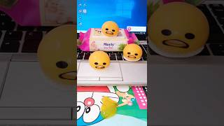 The Puking Stress Ball Egg Yolk TTPSSS pukingball stressball asmr shorts toys funny fyp [upl. by Krever]