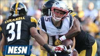 Patriots Overcome Two Fumbles To Pull Out Win Vs Steelers [upl. by Aehsrop]