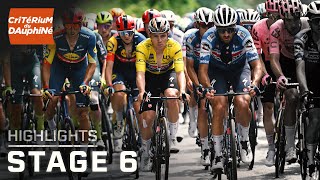 Critérium du Dauphiné 2024 Stage 6  EXTENDED HIGHLIGHTS  672024  Cycling on NBC Sports [upl. by Wivinia]