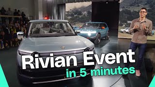 Rivians R2 R3 and R3X launch event in 5 minutes [upl. by Olav23]