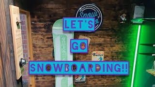 DO YOU LOVE SNOWBOARDING WELL  LETS GO SNOWBOARDING SnowGo HitThePiste [upl. by West]