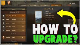 How to Upgrade Workshops in Bannerlord [upl. by Yajet]