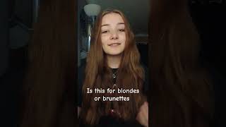 Blondes vs brunettes funny subscribe fypシ゚viral [upl. by Assile]