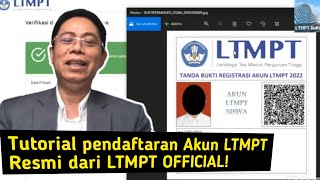 cara daftar akun ltmpt 2022 [upl. by Naitsirt]