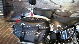 2010 HarleyDavidson Heritage Softail Classic FLSTC Brilliant Silver Pearl [upl. by Scotti]