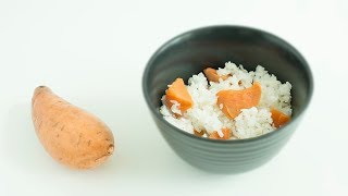 Sweet Potato Rice Goguma Bap 고구마밥 [upl. by Airamasor929]