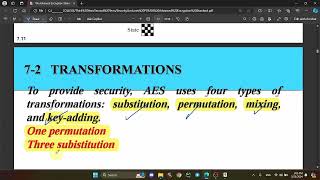 Cryptography and Network Security  AES Part1 [upl. by Duahsar]