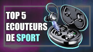 TOP 5 écouteurs  quels ÉCOUTEURS BLUETOOTH SANS FIL SPORT choisir sur Amazon en 2024 [upl. by Enel]