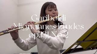 Mignonnes Etudes op131 No2  Gariboldi [upl. by Alema]