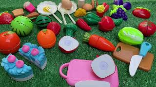 Satisfying Video With Sound Tomato Toys  Cara Memotong Buah dan Sayur  asmr 023 [upl. by Benedicto]