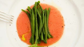 Recette  Haricot vert sauce tomate [upl. by Nalyac]