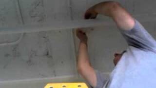 Installing Acoustic FabricWrapped Hanging Clouds from a Concrete Ceiling Deck [upl. by Ielirol]