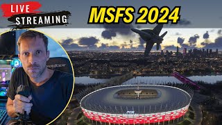 Polska i świat w MSFS 2024  Microsoft Flight Simulator 2024 [upl. by Nivag397]