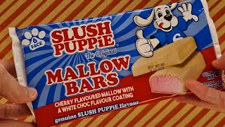 Slush Puppie Mallow Bars  Random Reviews [upl. by Wilkie]