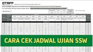 Cara melihat jadwal tes SSW pengolahan makanan pertanian kaigo dan lain lain [upl. by Coray]