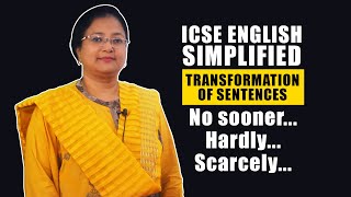 Transformation of Sentences No sooner Hardly  Scarcely [upl. by Rikahs]