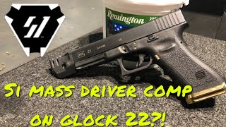 Strike Industries Mass Driver Comp on Glock 22  Overview [upl. by Graniah449]