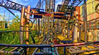 SAW  THE RIDE Thorpe Park POV  4K ULTRA HDR [upl. by Ojytteb]